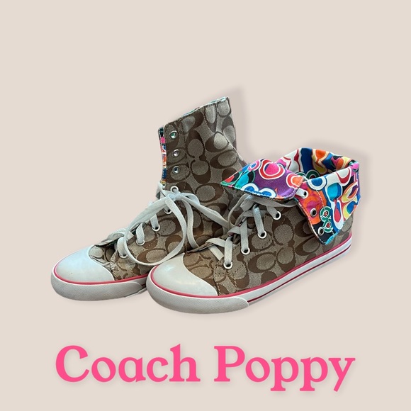 Coach Shoes - **SALE** COACH High Tops! Size 8! Ships Same Day!
